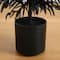 5ft. Artificial Halloween Real Touch Black Norfolk Pine Christmas Tree with Natural Look